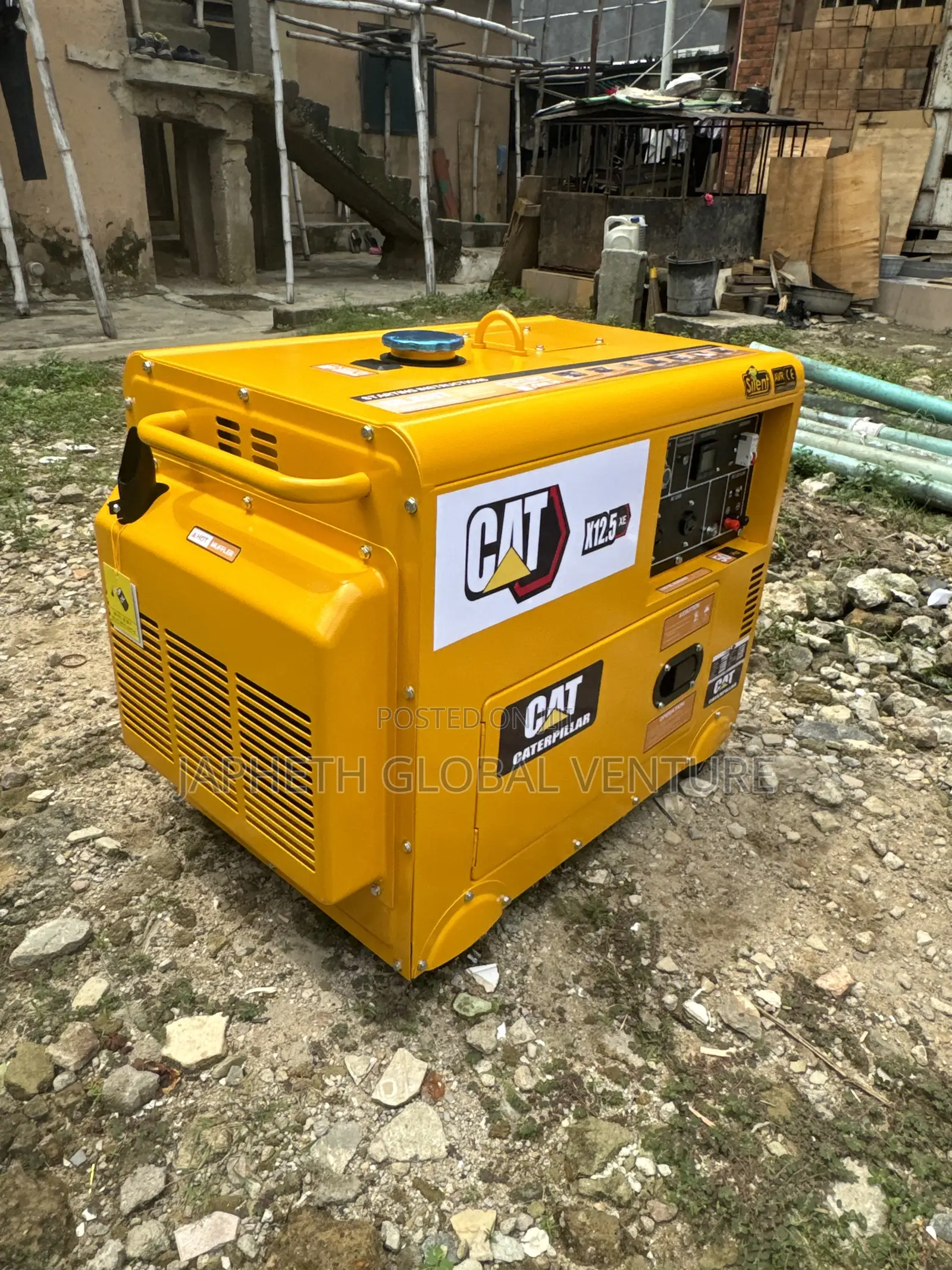 Heavy-Duty Cat 10kva Soundproof Generator With Pure Copper Alte