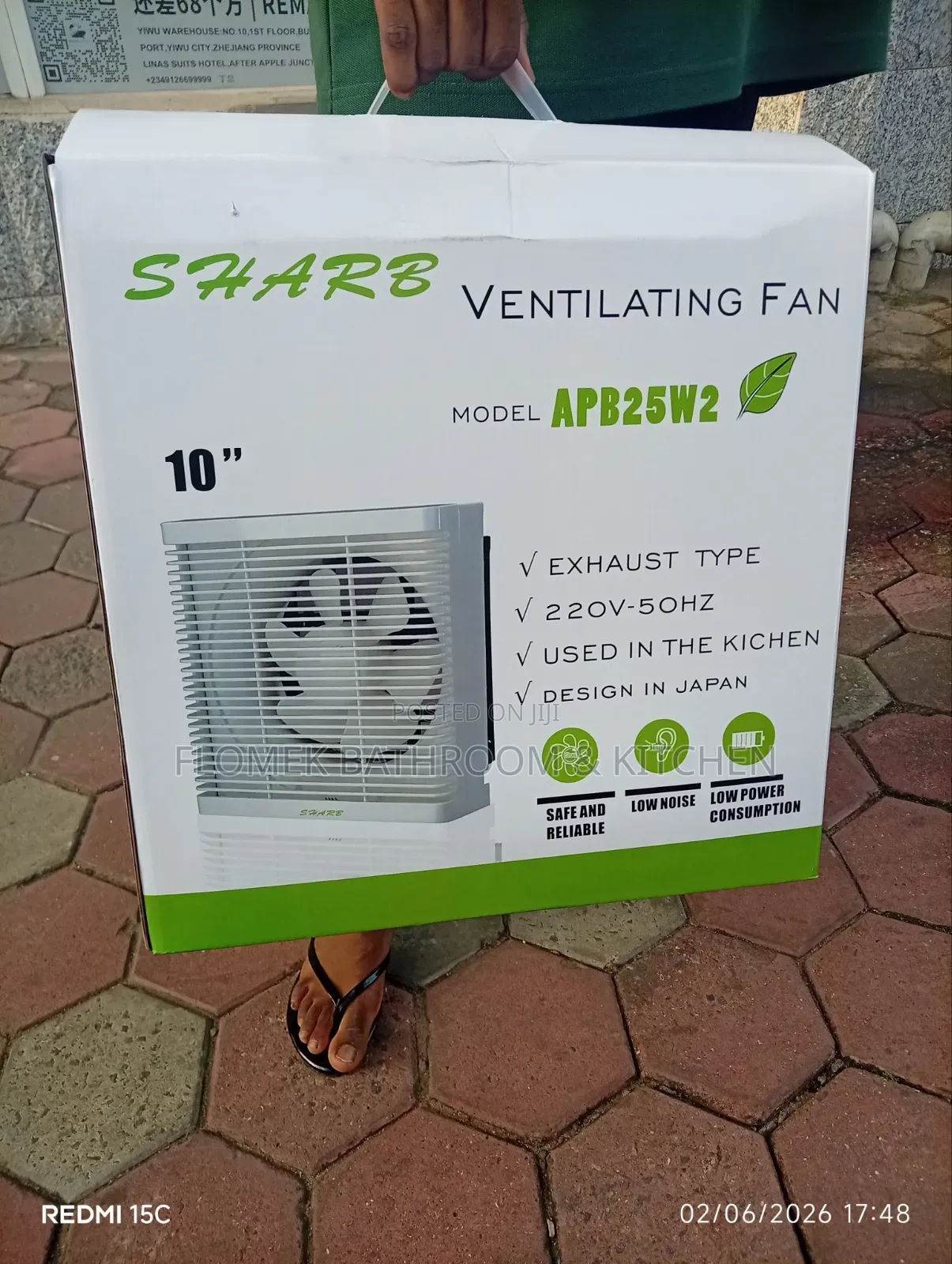 Brand New 10" Extractor Fan – Perfect for Kitchen Room Ventilation
