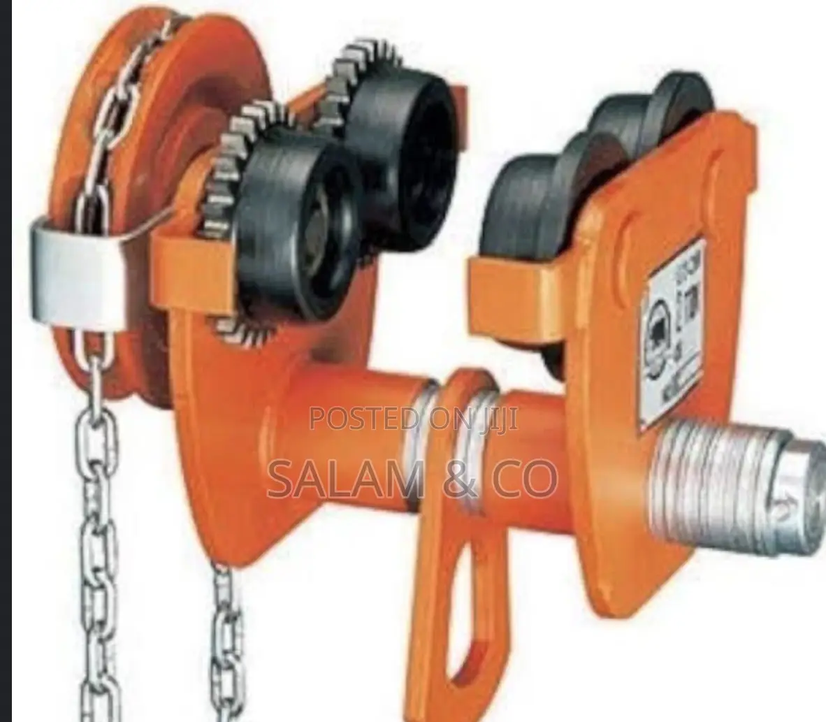 Heavy-Duty Chain Trolley – Adjustable Beam Trolley for Chain Blocks