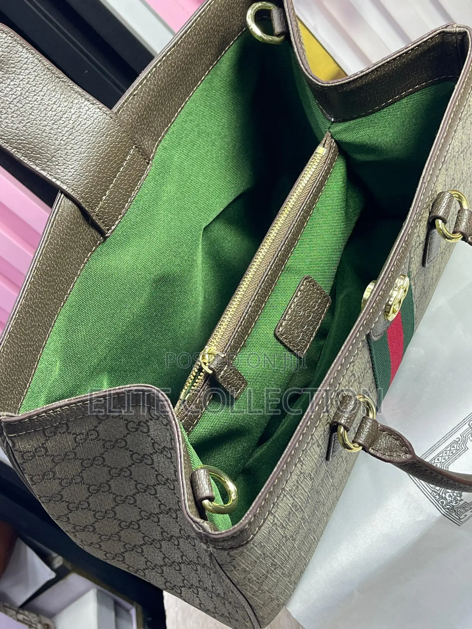 Big Size Luxury Gucci Bag Original Leather