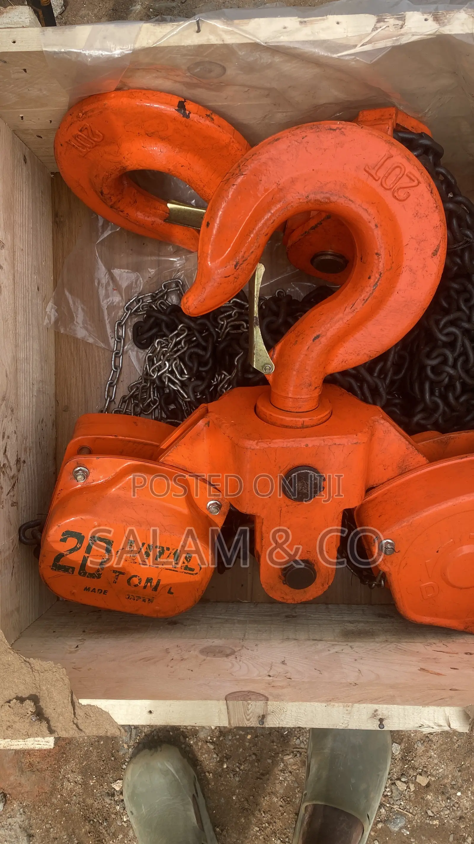 20 Tons Manual Chain Block – Heavy Duty Industrial Lifting Hoist