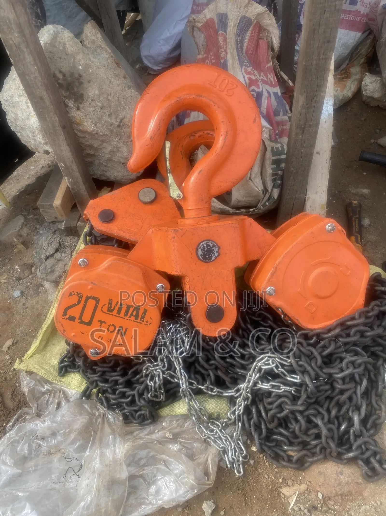 20 Tons Manual Chain Block – Heavy Duty Industrial Lifting Hoist