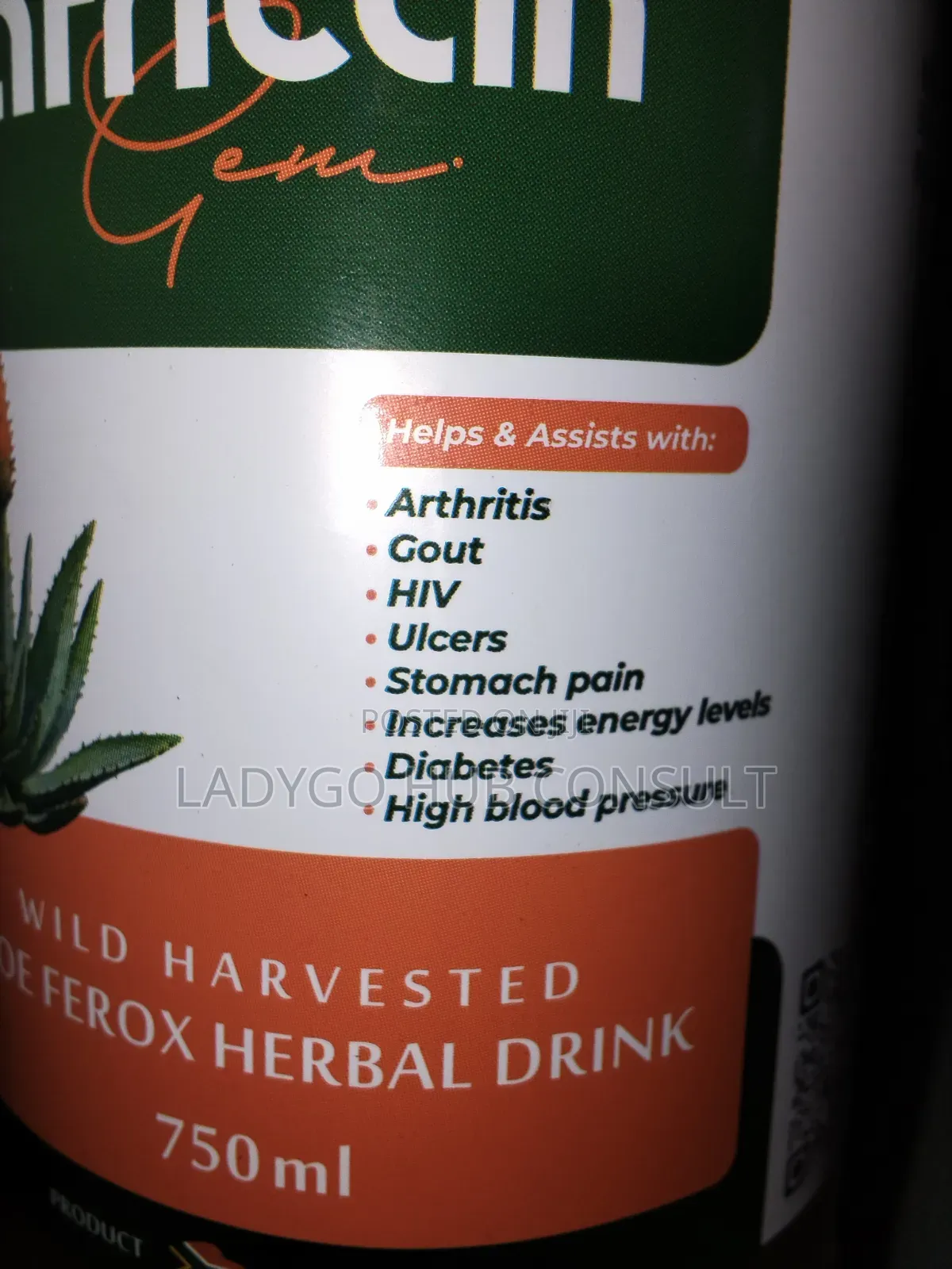 African Gem Aloe Ferox Herbal Drink