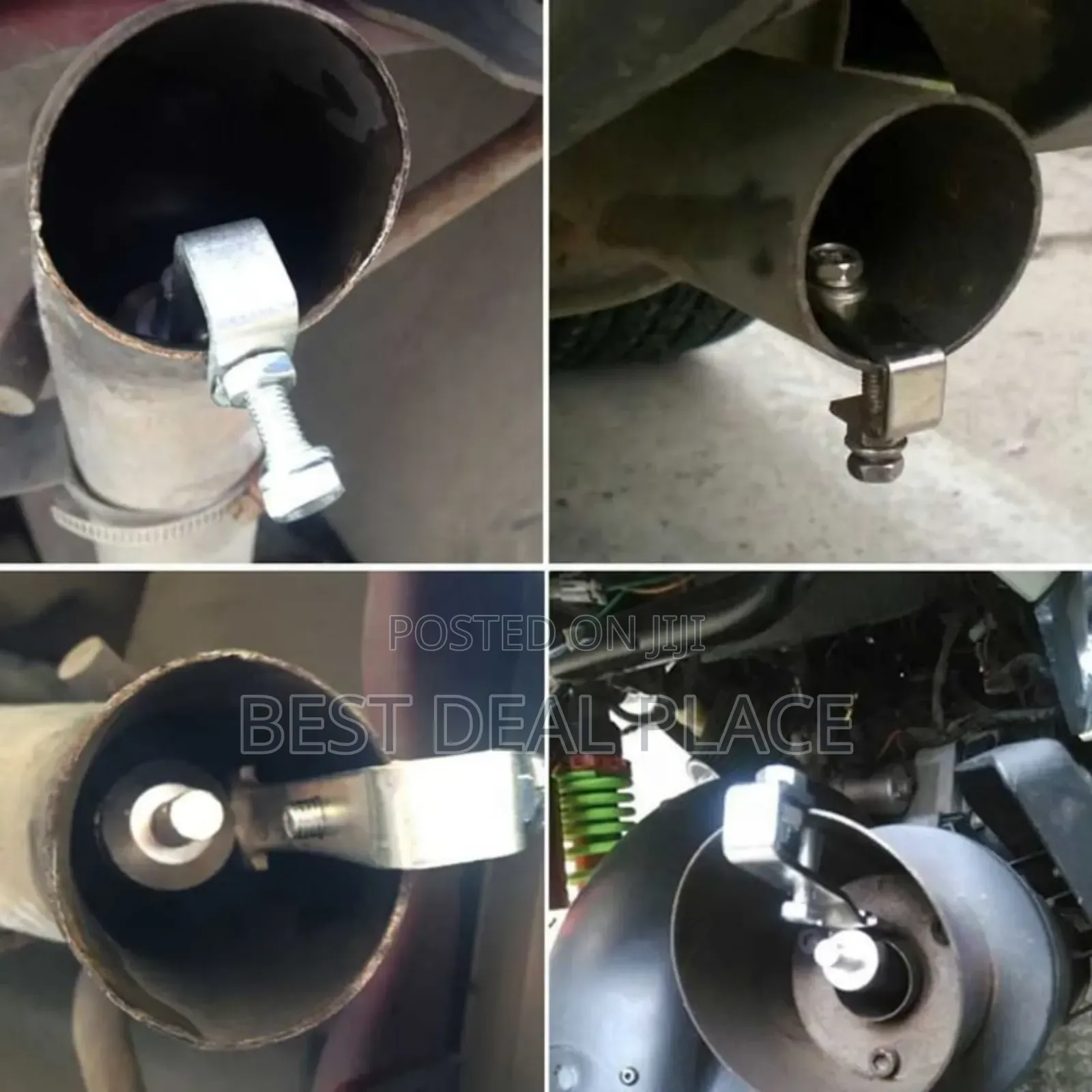 Universal Car Exhaust Muffler Turbo Sound Whistle Black