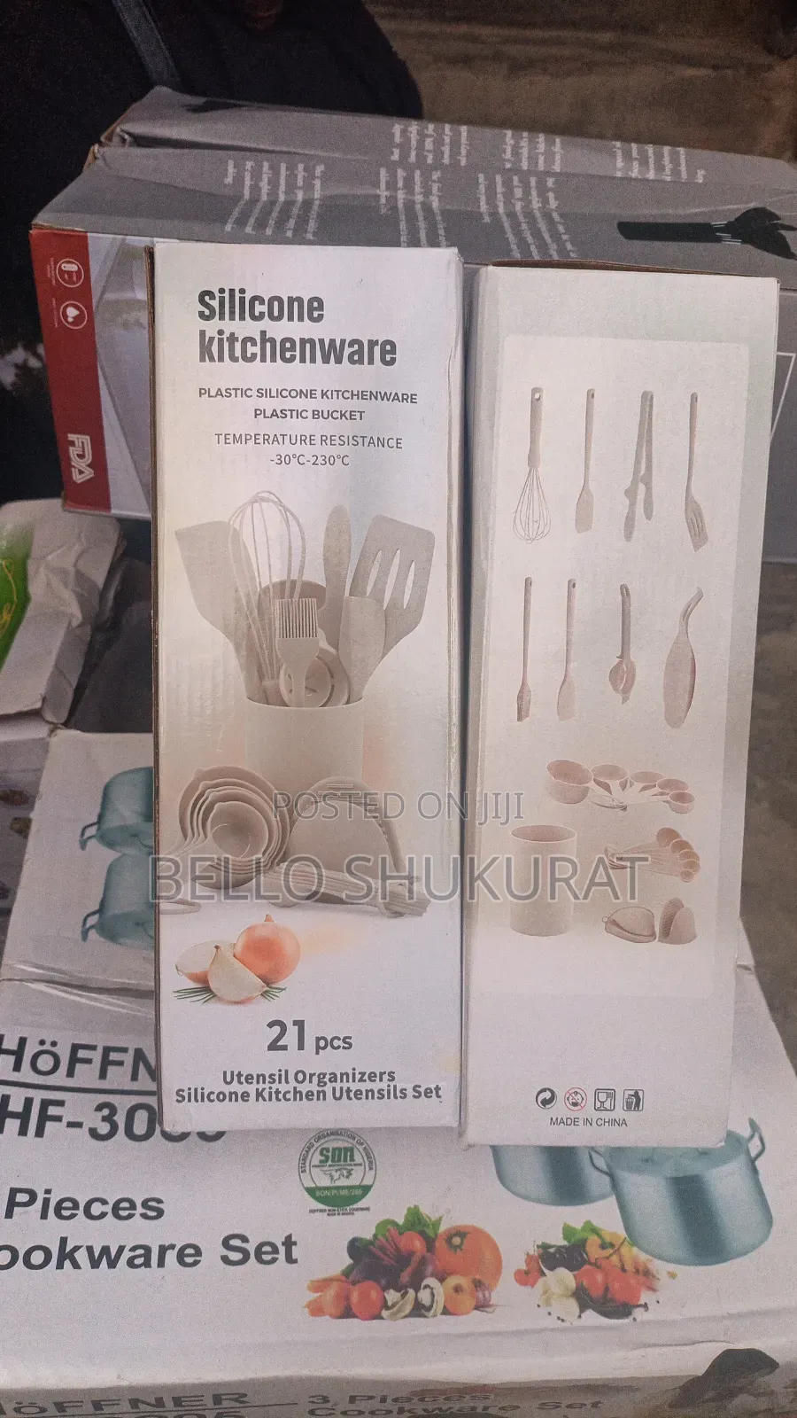 21pcs Silicon Organizer Kitchen Utensils Set