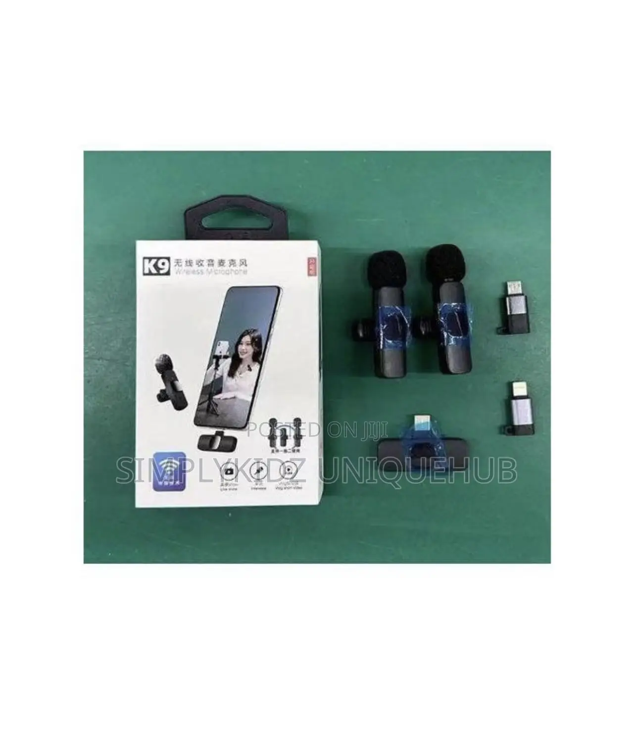 3 in 1 Dual Wireless Lapel Microphone Lavalier Mic