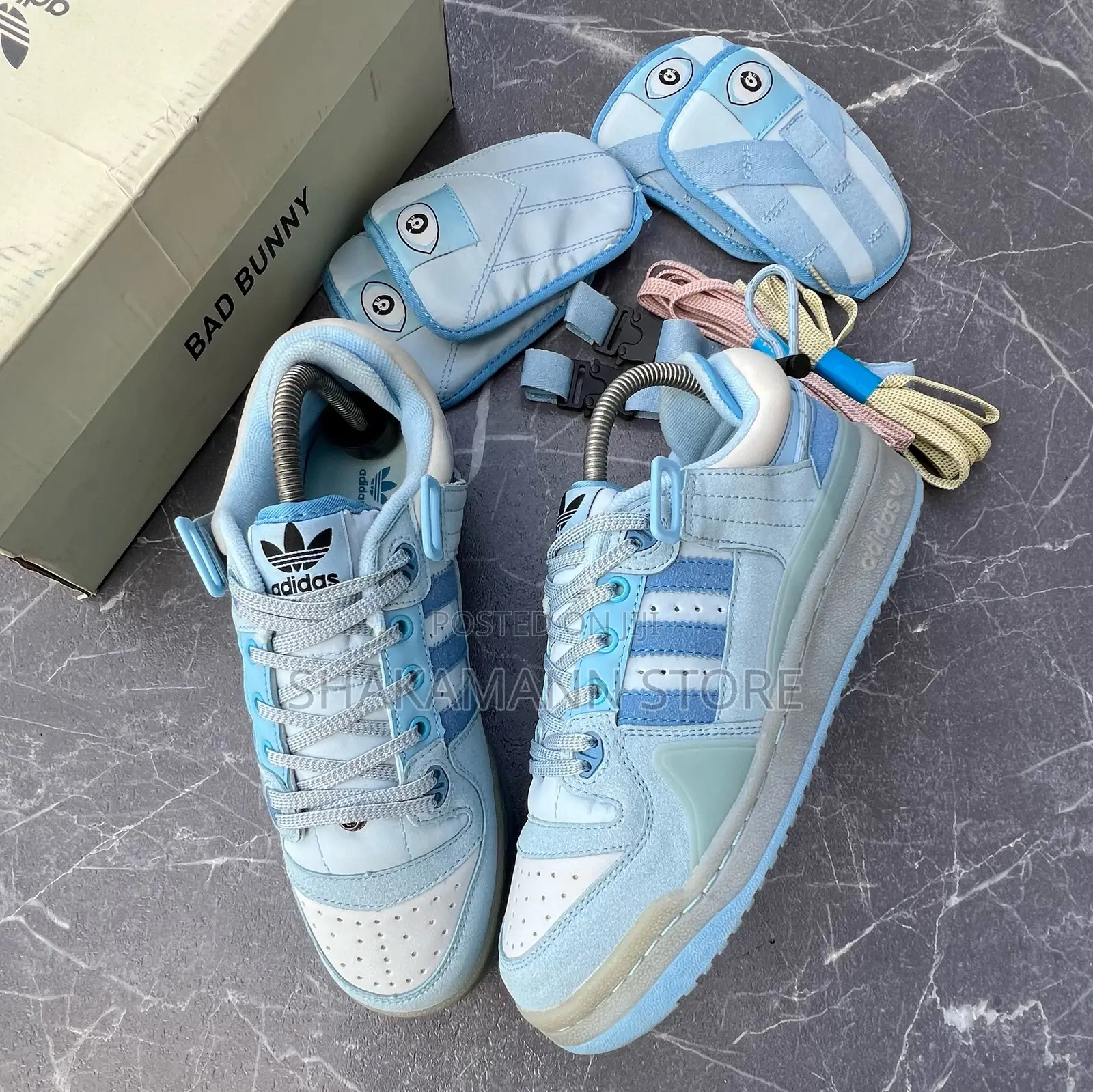 Original Adidas Bad Bunny Blue