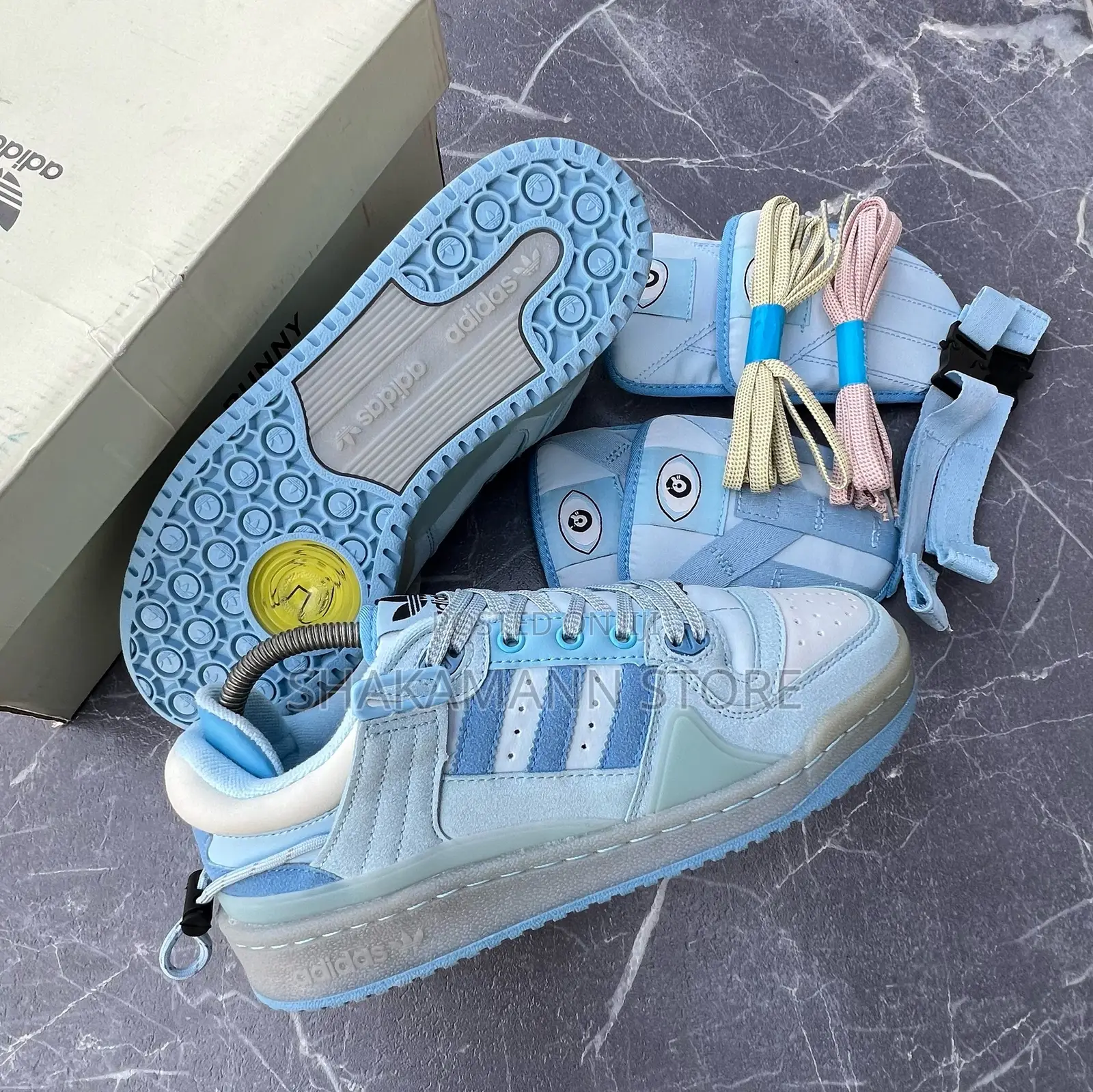 Original Adidas Bad Bunny Blue