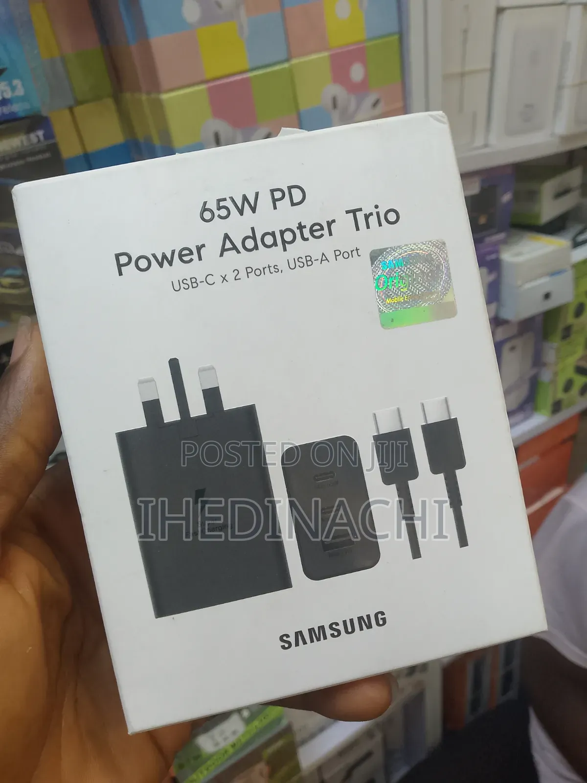 Original Samsung 65w Super Fast Charger Designed for Fast Charging
