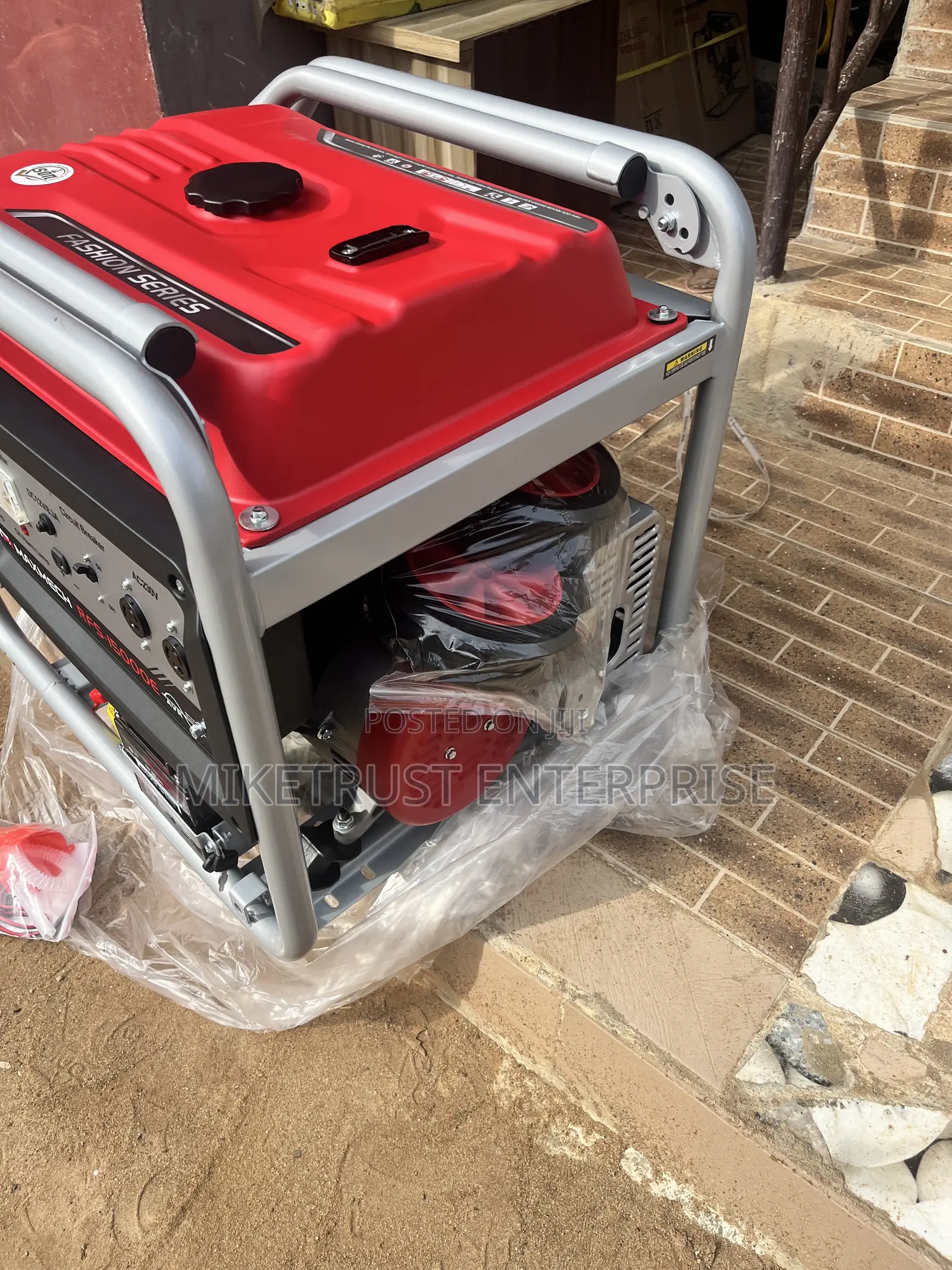 Maxmech Petrol Generator. 12kva Copper Coil