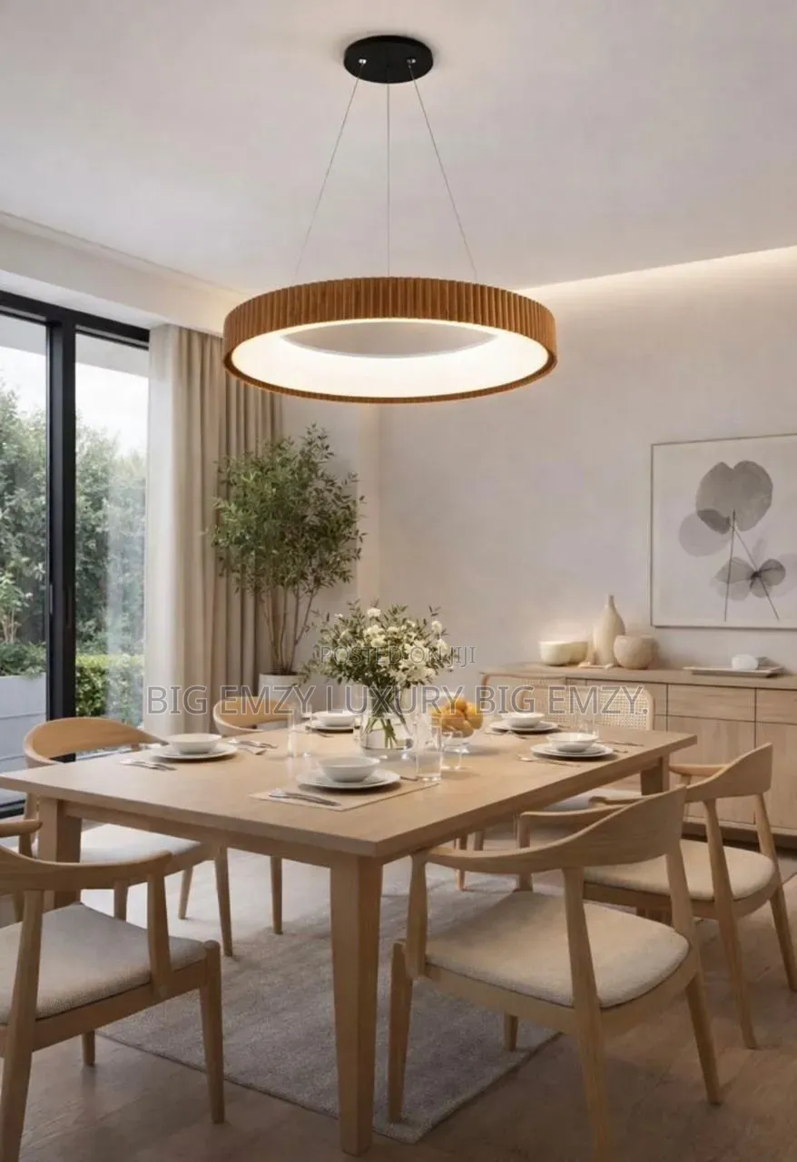 Open Center Dining and Living Room Pendant Lights.