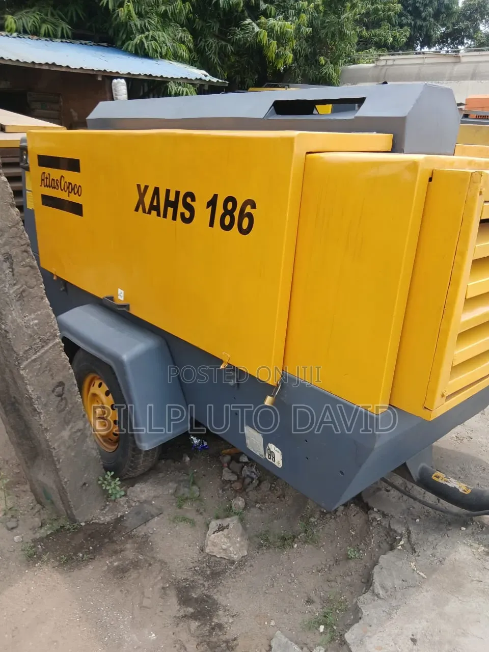 Atlas Copco Xahs 186 Portable Diesel Air Compressor,