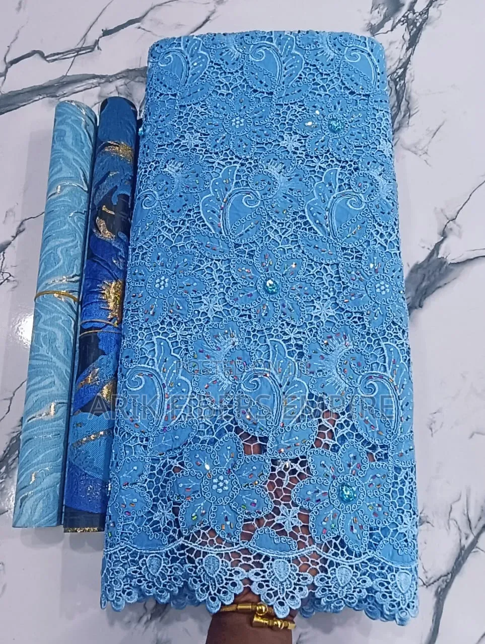 Excellent New English Rhinestone Fabric