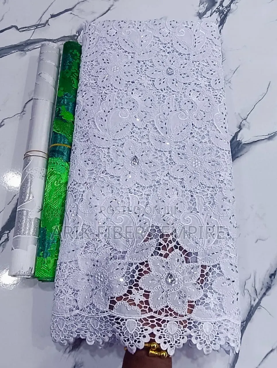 Excellent New English Rhinestone Fabric