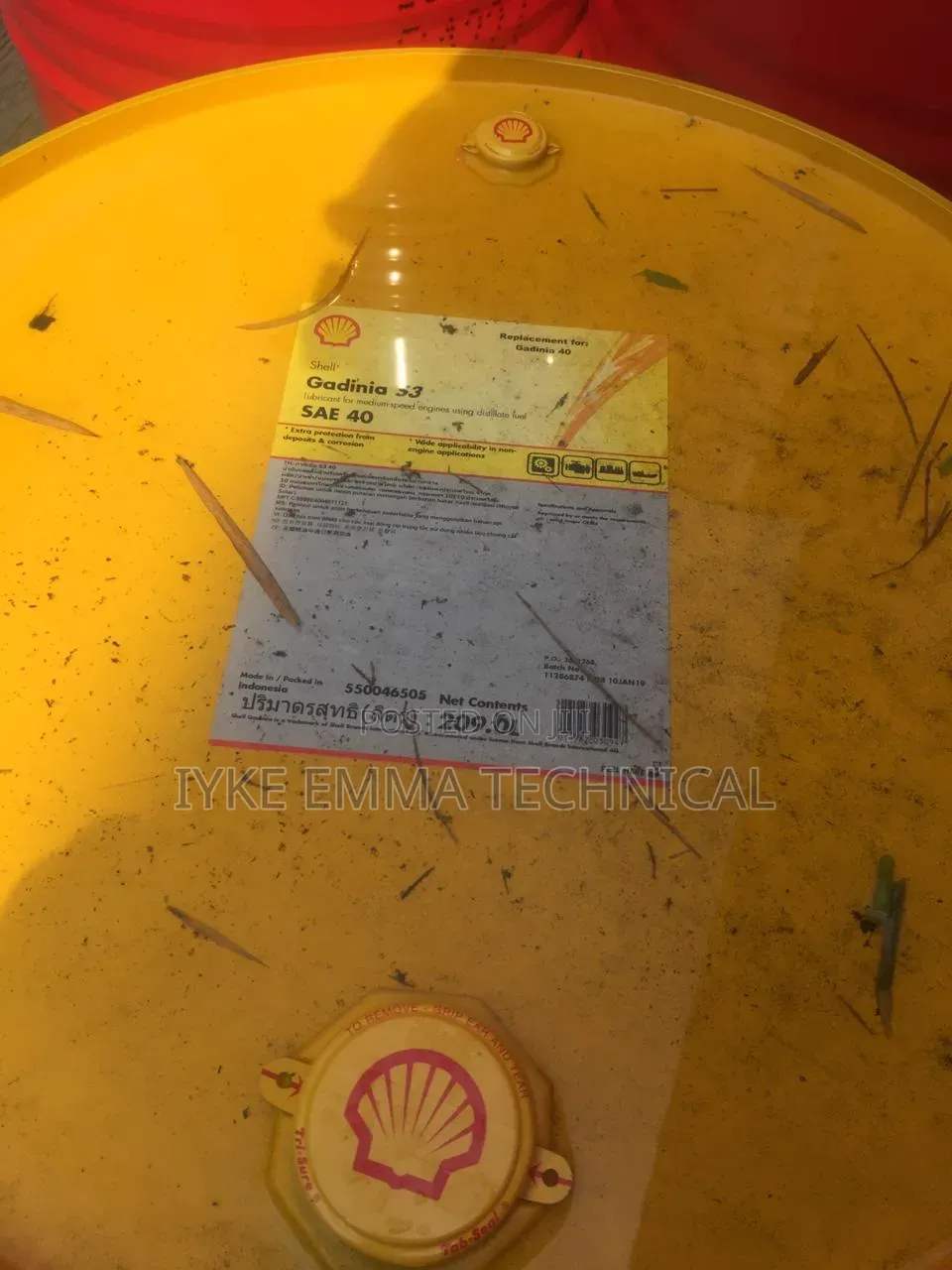 Gadinia Power Engine Oil / Shell Gadinia S3 40 209 L (1 Drum)