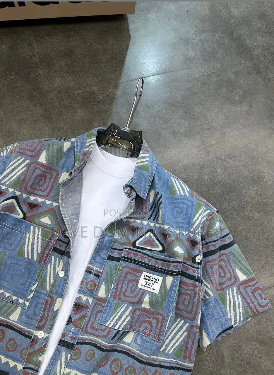 Crop Mosaic Shirt