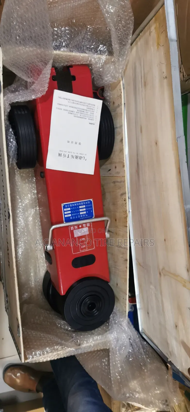 Pneumatic Trolley Jack 80ton
