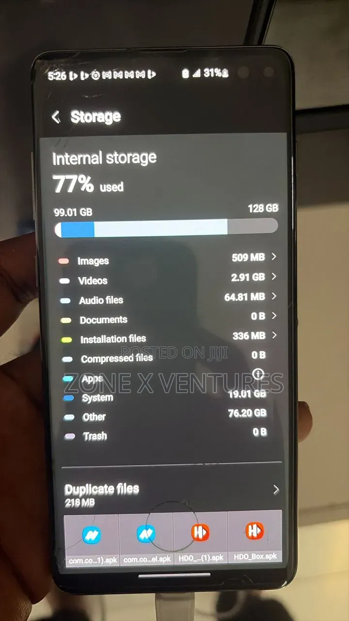 Samsung Galaxy S10 Plus 128 GB Gray