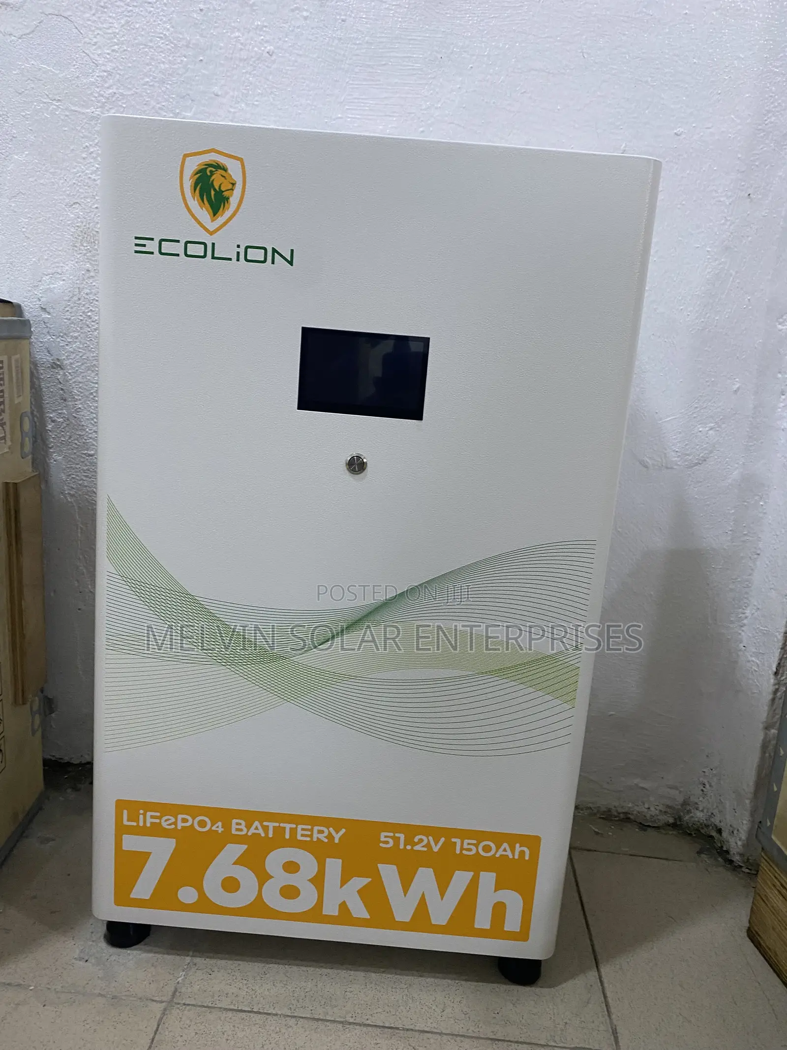 7.68kwh 48v Ecolion Solar Lithium Ion Phosphate Batteries