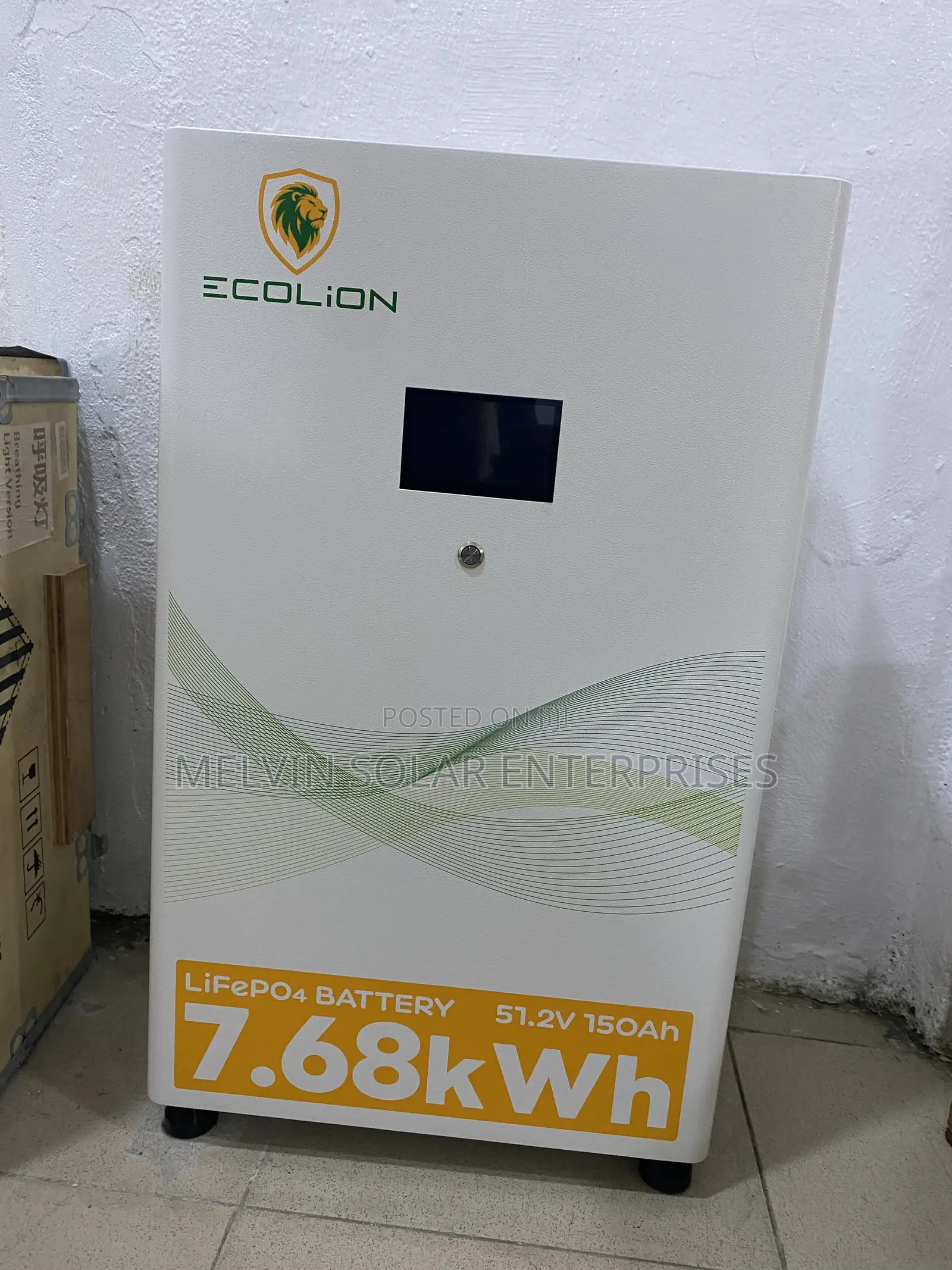 7.68kwh 48v Ecolion Solar Lithium Ion Phosphate Batteries