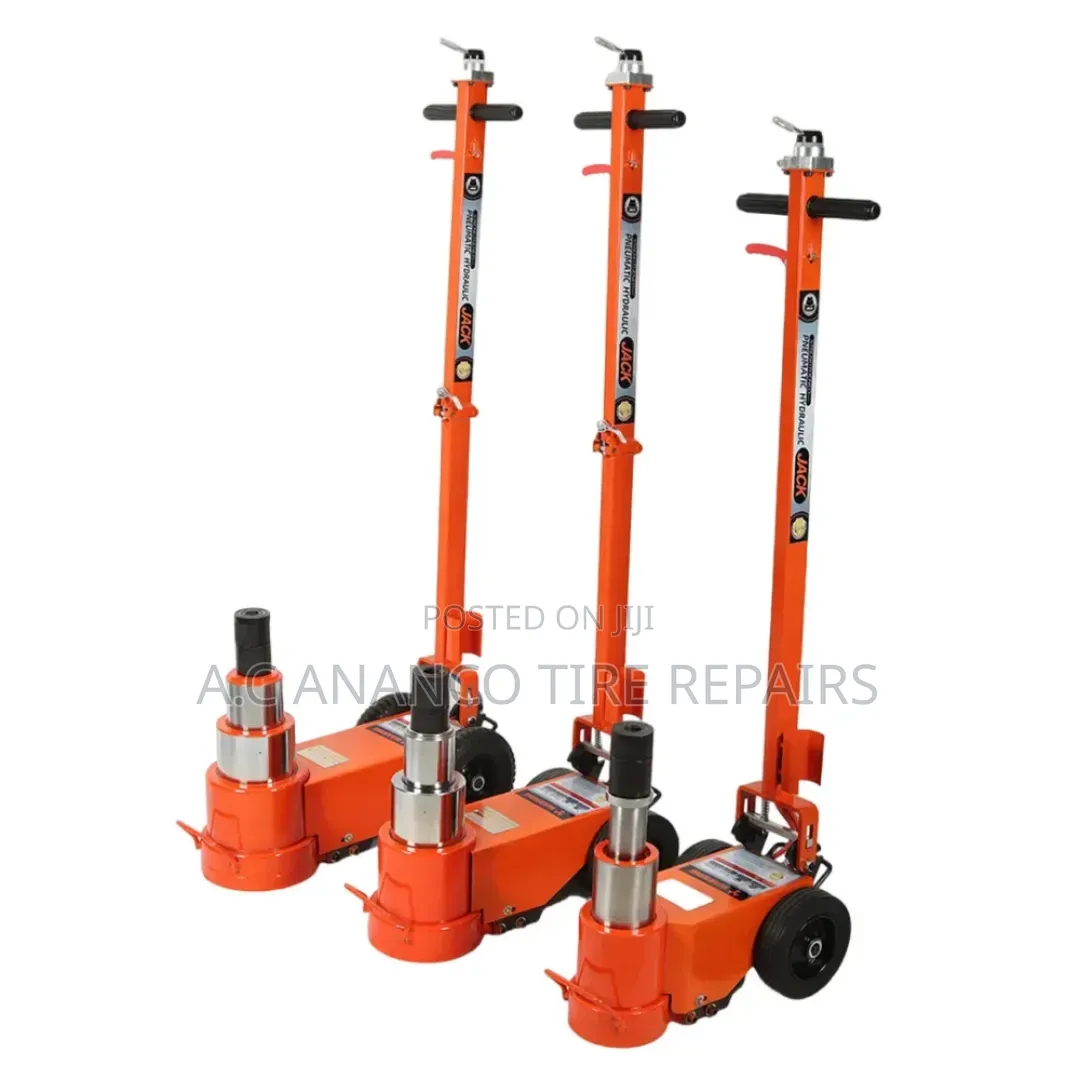 Hydraulic Pneumatic Trolley Jack 30-80ton