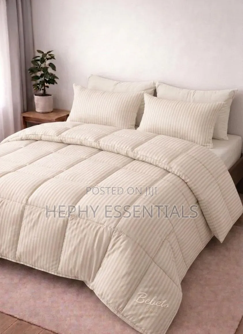Polish Stripe Beddings Set With Pillowcase Duvet
