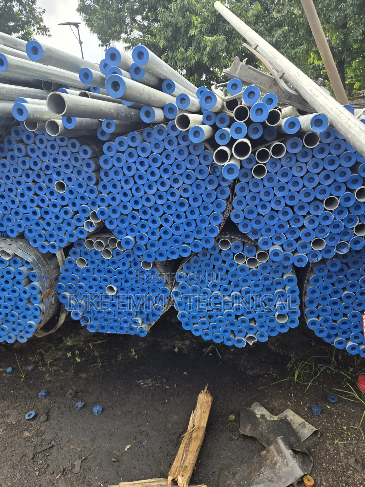 1-1/2" X 4mm X 5.8m Galvanised Steel Scaffold Pipe 5.8mtrs