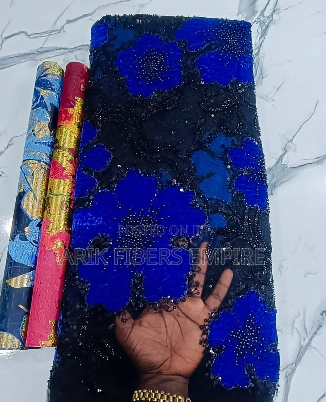 Premium Velvet Embroidered Beaded