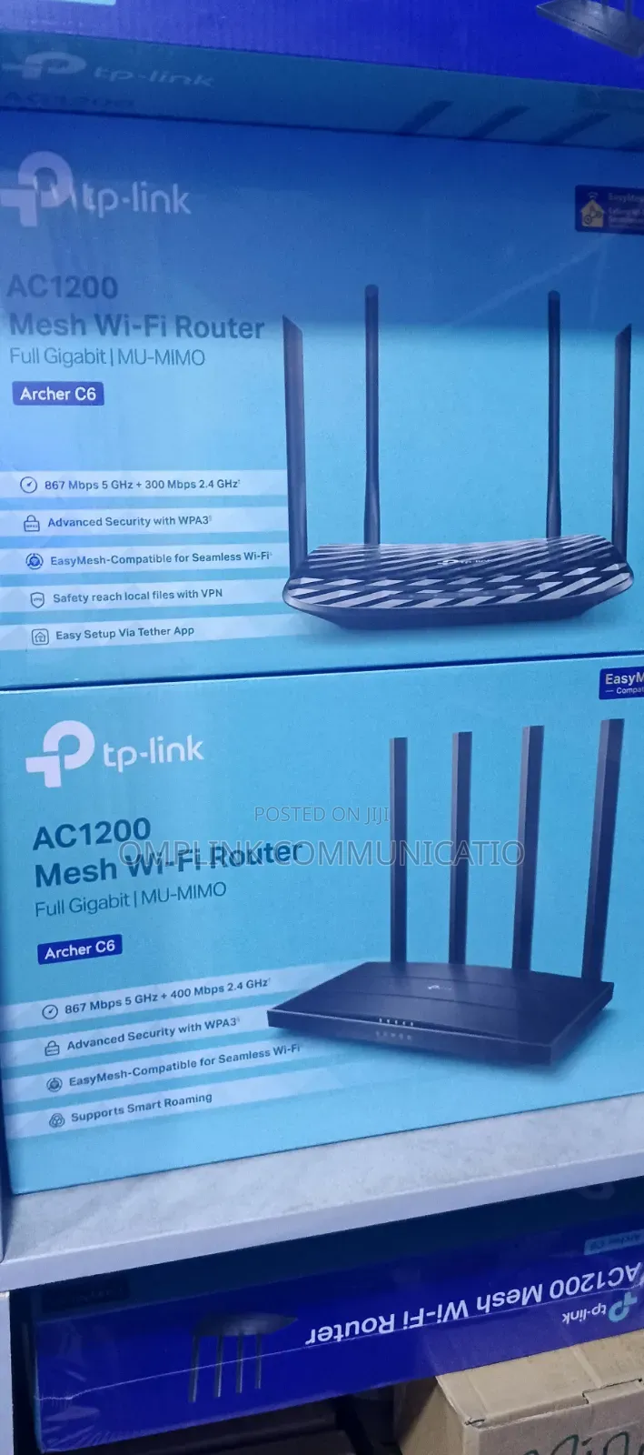 Tp-Link Archer C6 Ac1200 Wireless Mu-Mimo Gigabit Router