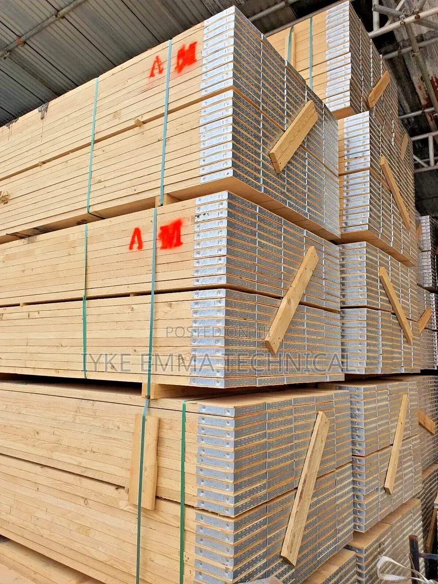 Scaffold Board Length 4mtrs End Bands Galvanized Timber