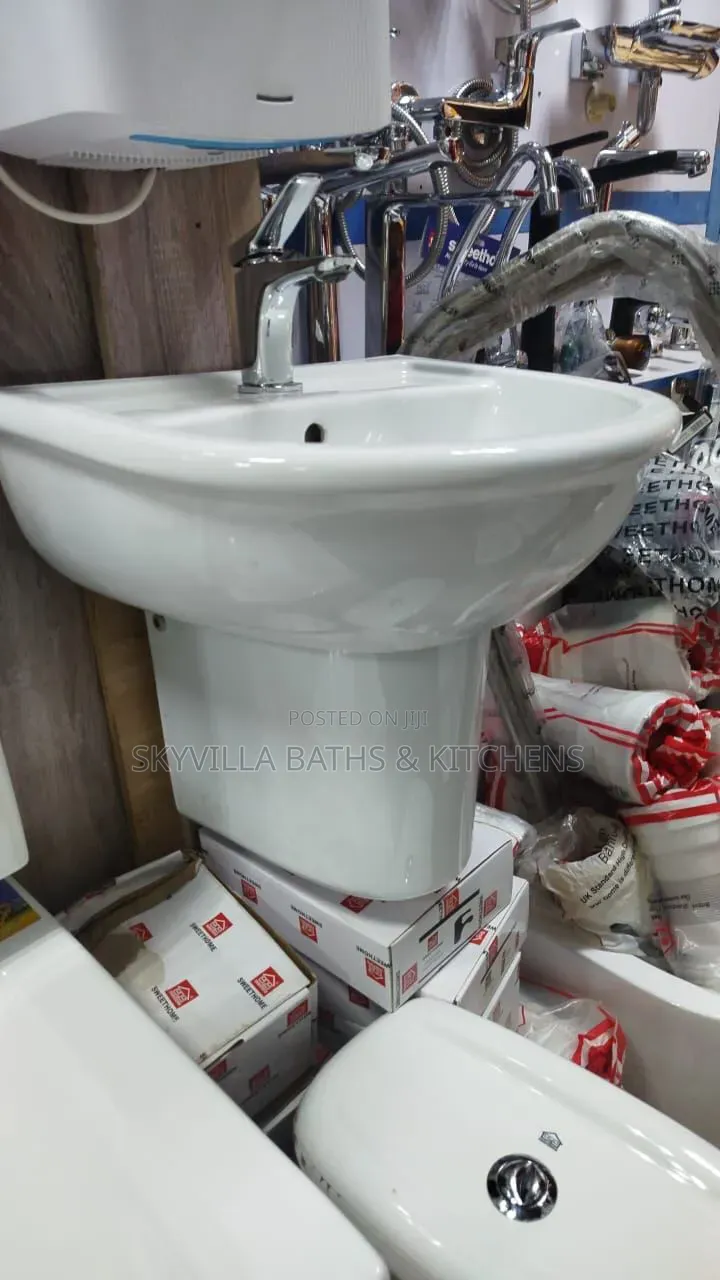 Wall-Hung Semi-Pedestal Basin
