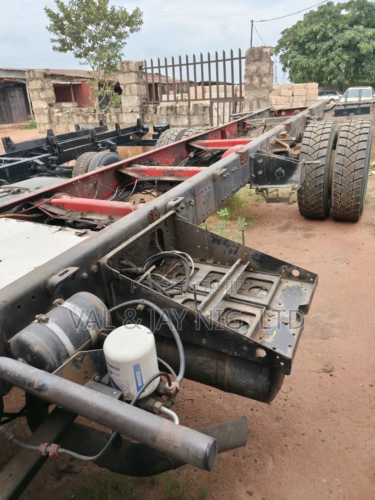 Man Diesel 6 Tyres Cap and Chassis Truck - Foreign Use