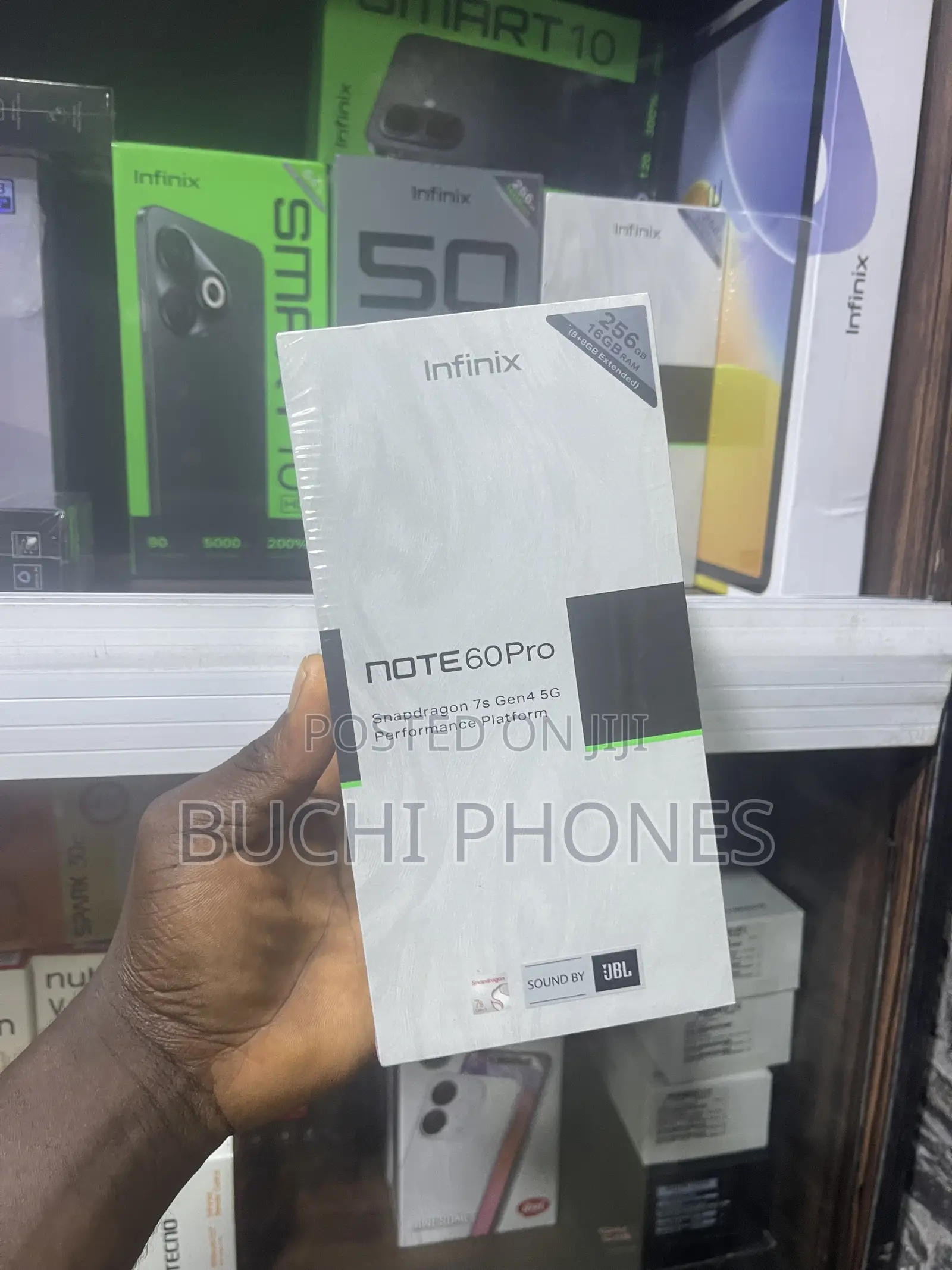 New Infinix Note 60 Pro 256 GB Black