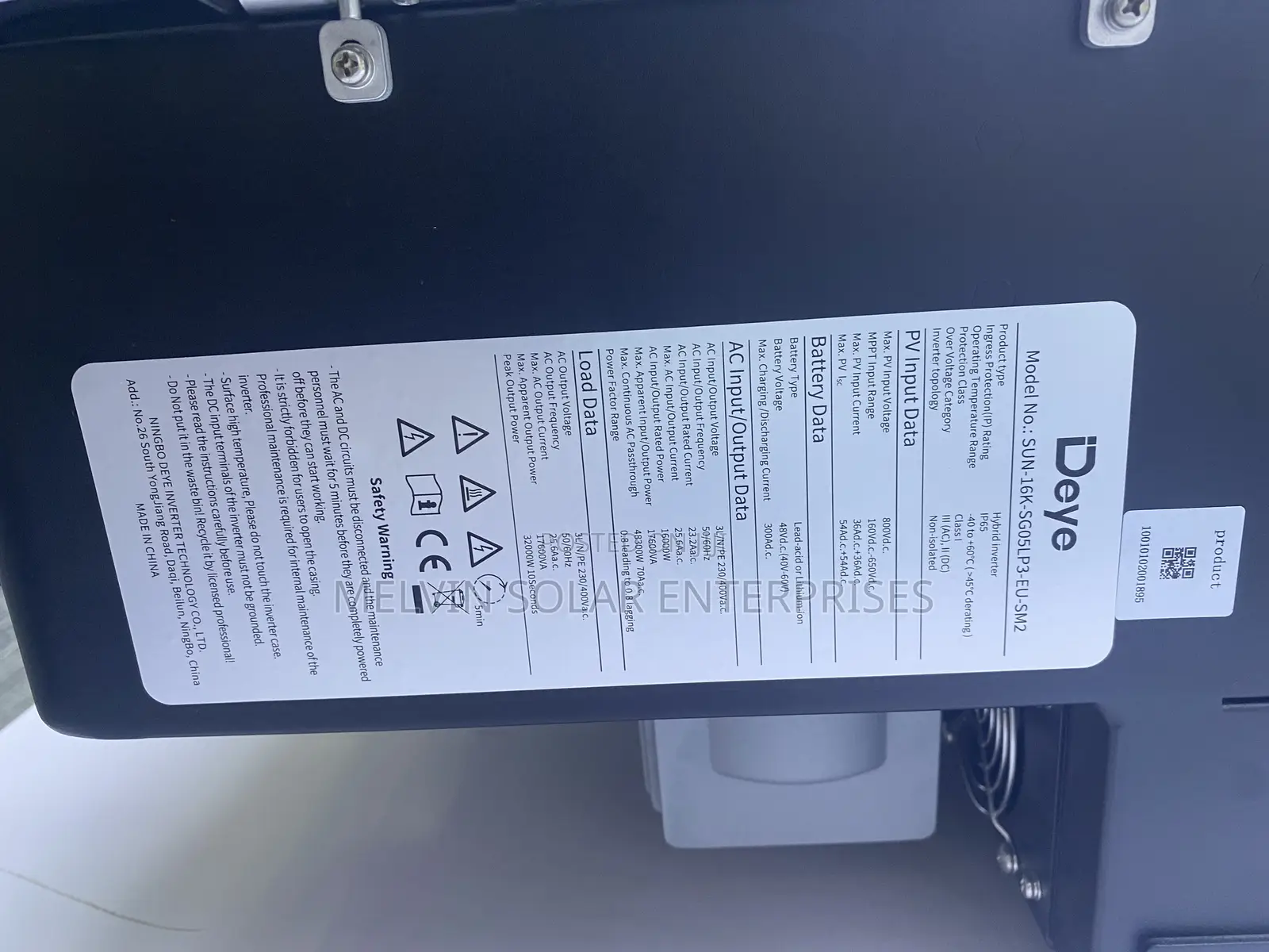 Deye Sun 12kva Hybrid Inverter Three Phase Solar Pure Sine Wave