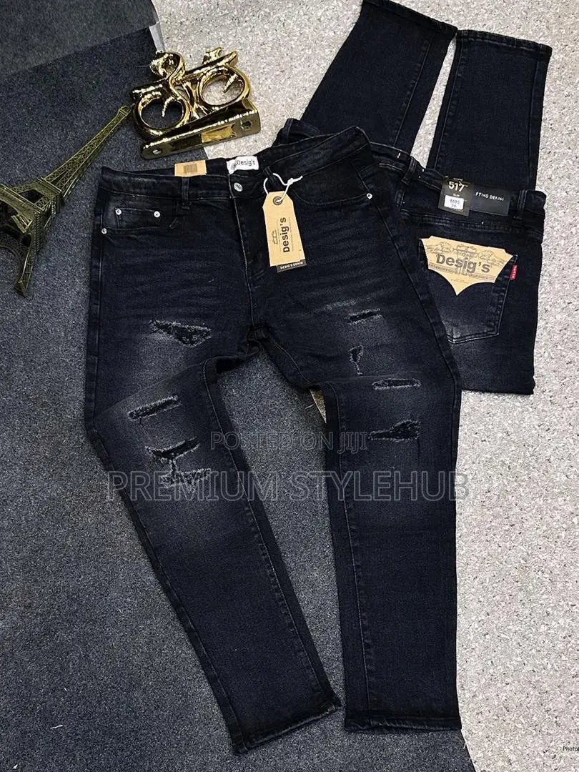 Jeans Trousers (Black)