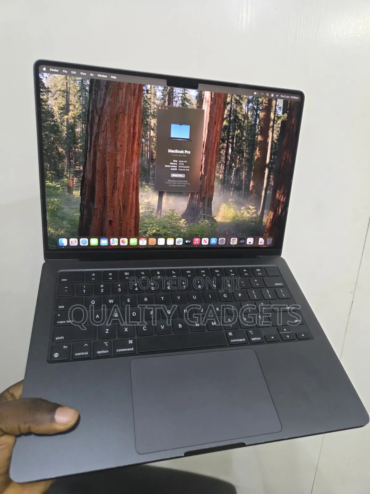 Laptop Apple MacBook Pro 2024 M4 16GB Apple M4 Pro SSD 512GB
