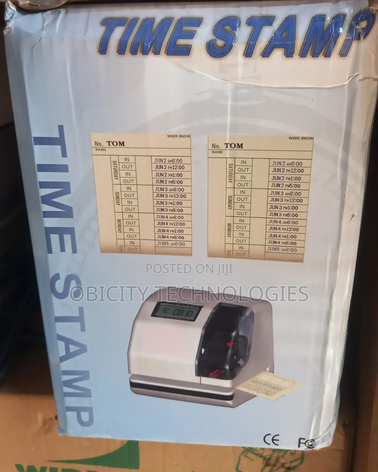 Time and Date Stamping Machine
