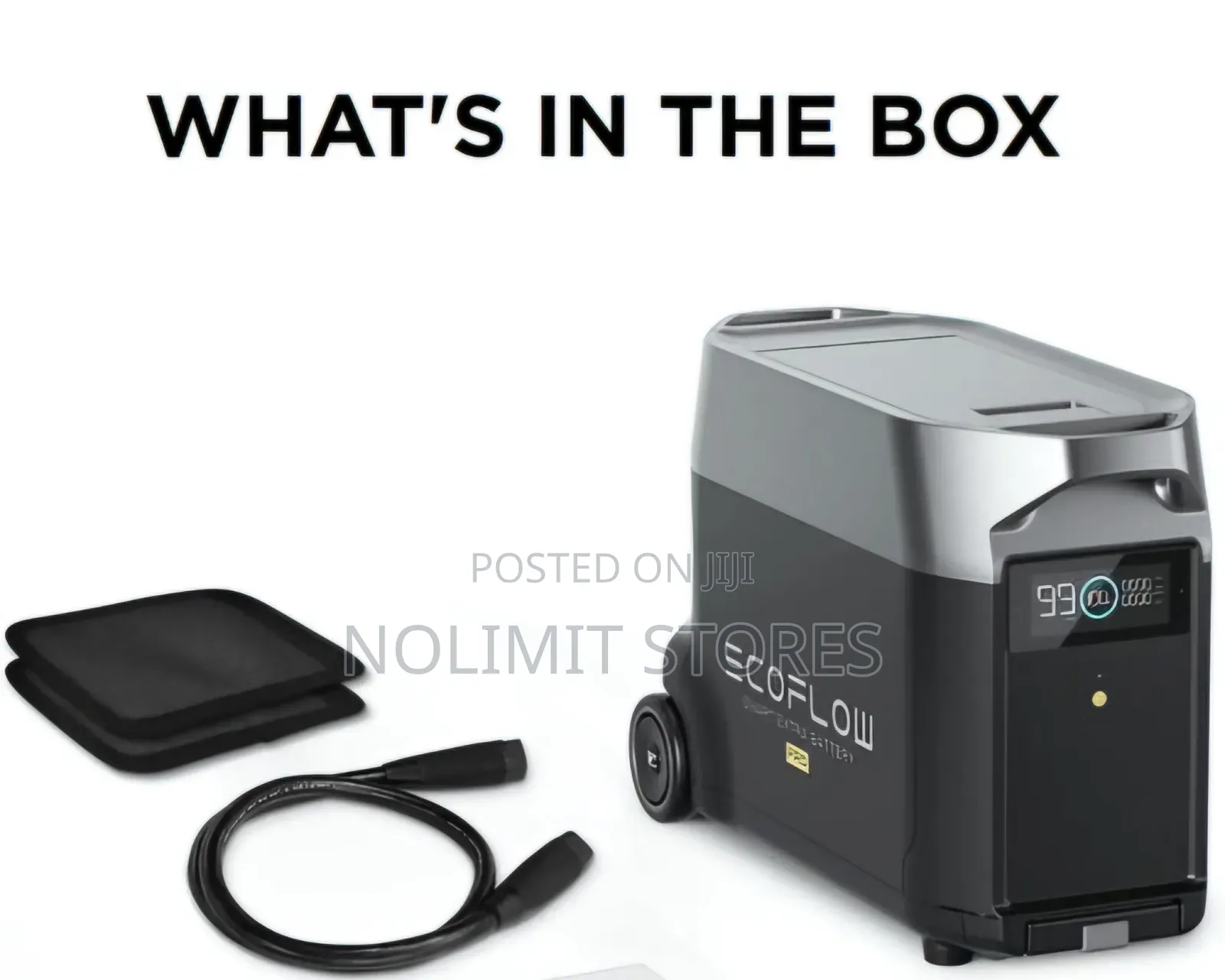 Ecoflow Delta Pro Smart Extra Battery – 3600wh Expansion Battery