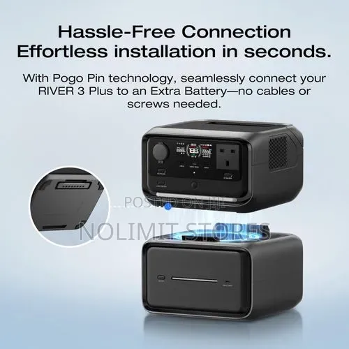 Ecoflow River 3 Max Plus Portable Power Generator,858wh 1200w Output