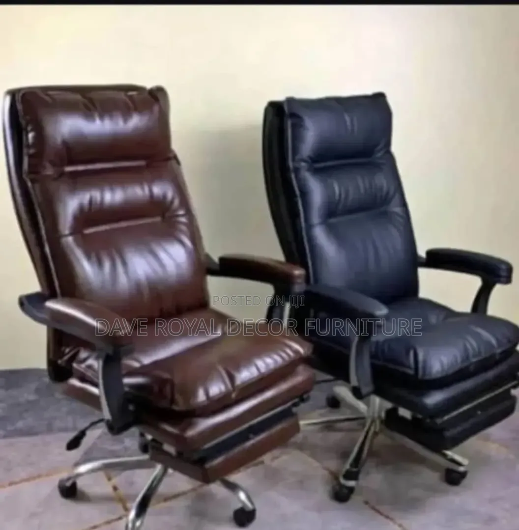Classic Soft Boss Office Chair With Footrest