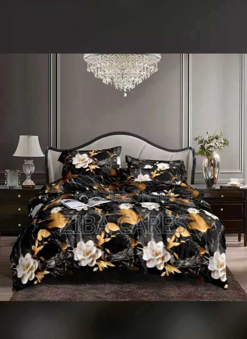 Luxury Trends Designed Bedsheet and Pillowcases 6x6 With Duvet