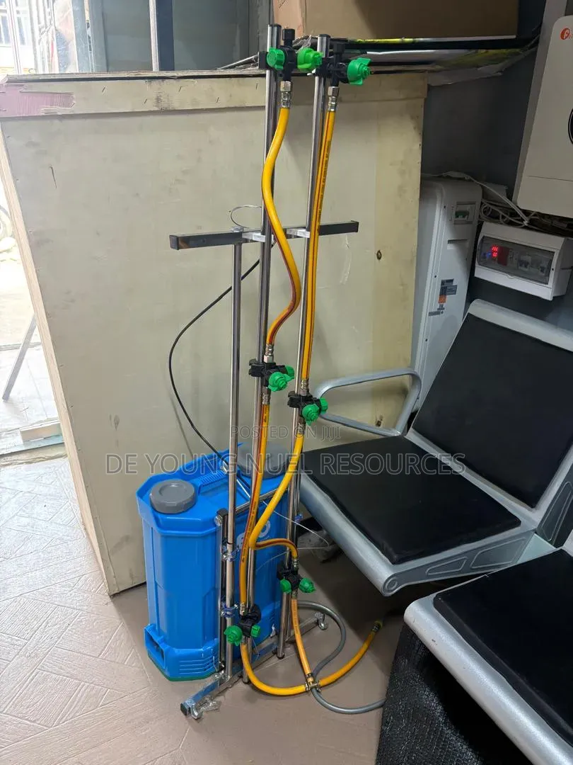 Rechargeable Chemical Power Sprayer With Pole Extension.