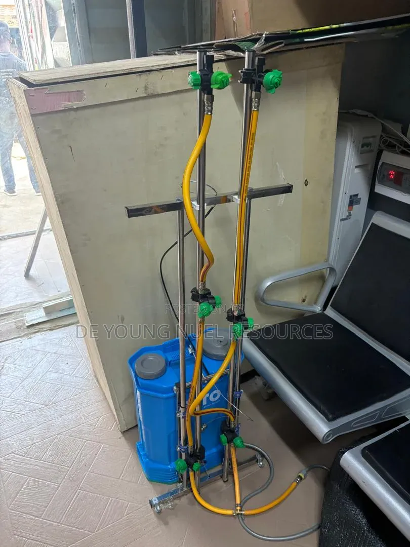 Rechargeable Chemical Power Sprayer With Pole Extension.