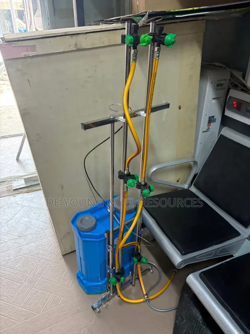 Rechargeable Chemical Power Sprayer With Pole Extension.