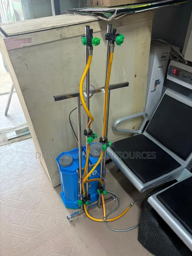 Rechargeable Chemical Power Sprayer With Pole Extension.