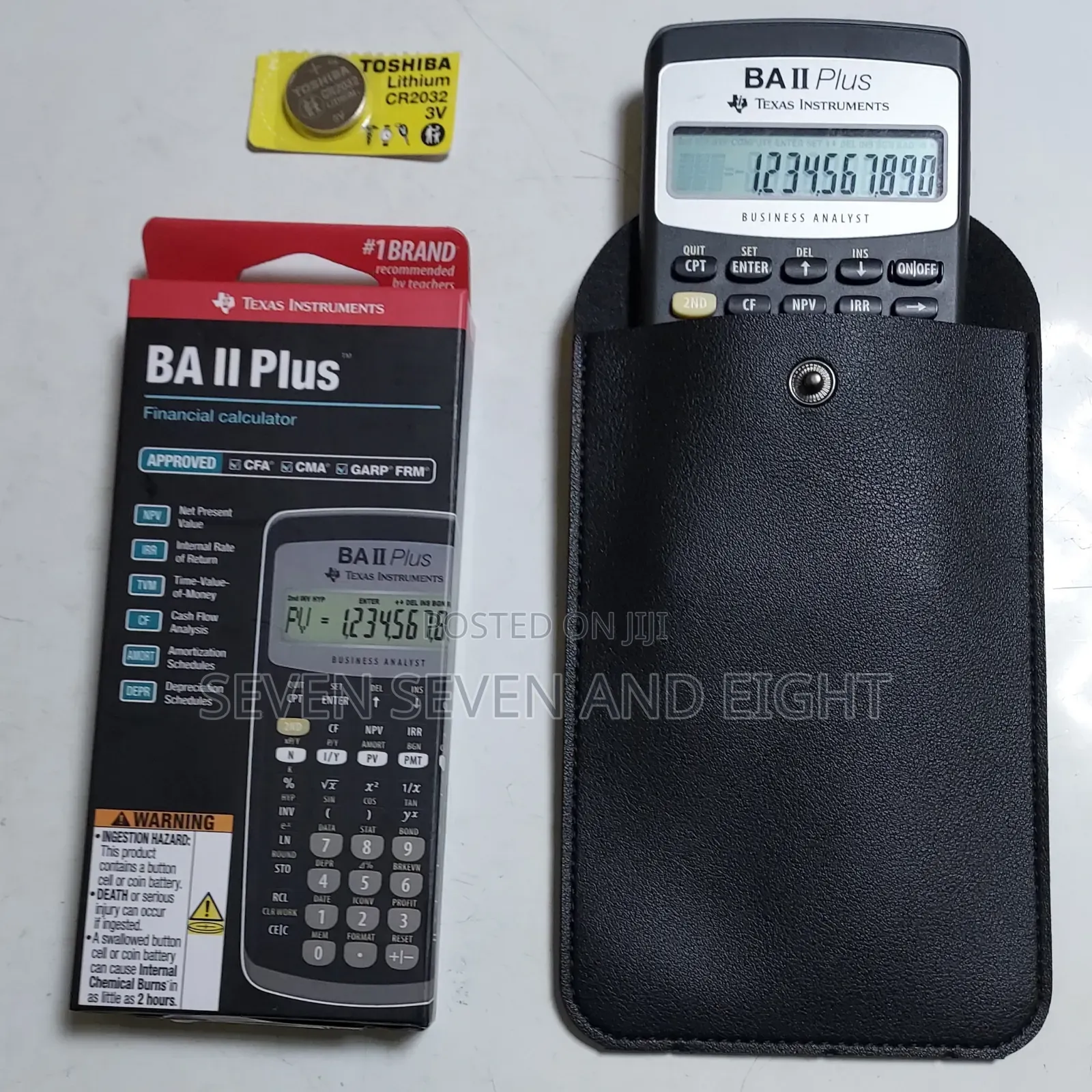Ba Ii Plus Cfa Calculator+Pouch+Extra Battery(Ongoing Promo)