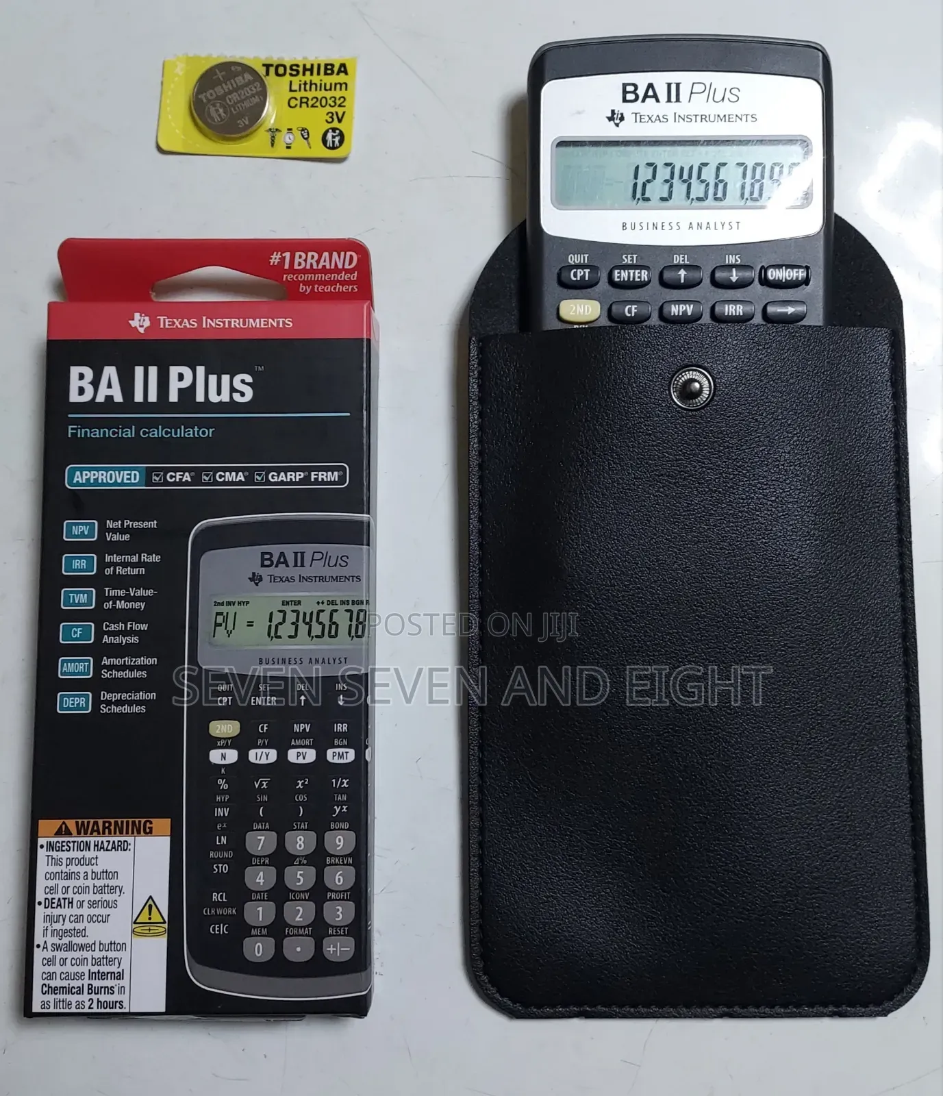 Ba Ii Plus Cfa Calculator+Pouch+Extra Battery(Ongoing Promo)