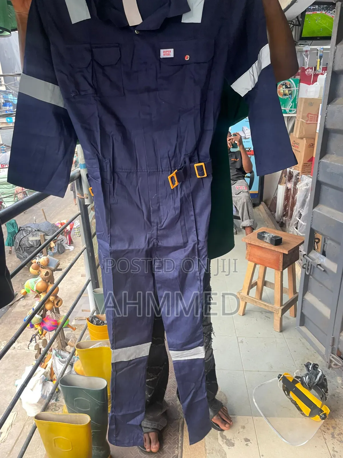 Safety Coveralls With Reflector