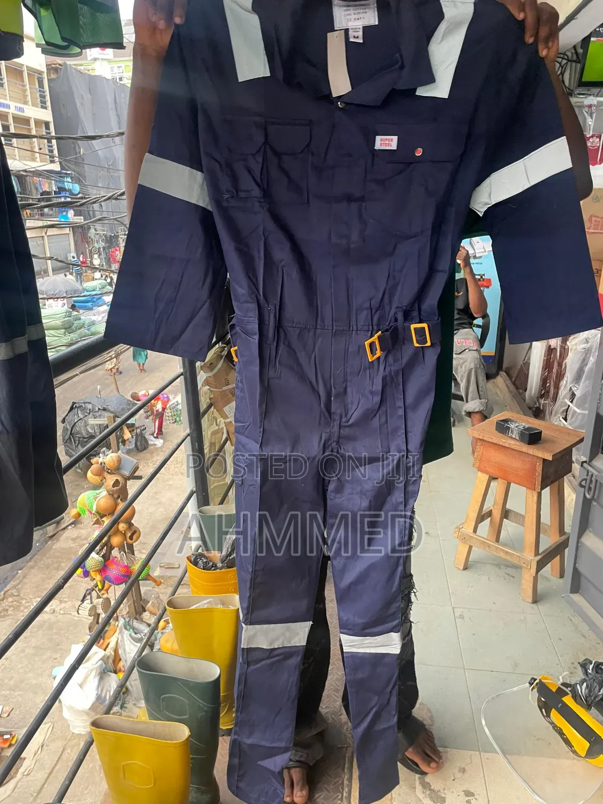 Safety Coveralls With Reflector