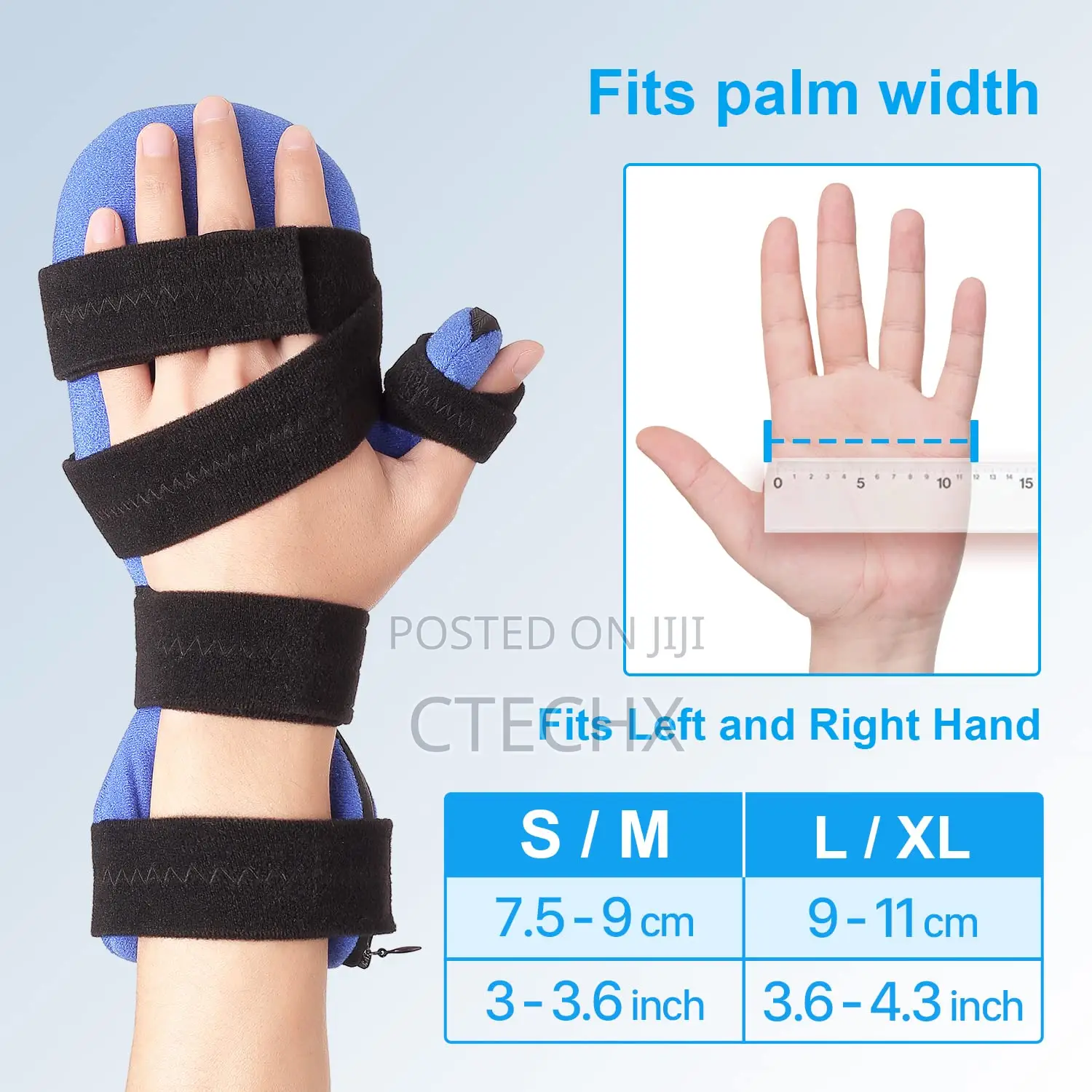 Hand Splint Brace With Finger Support Straightening for Left Right
